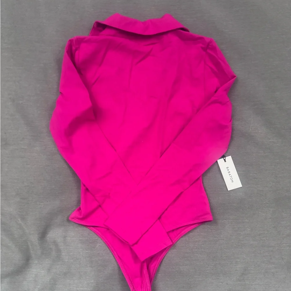 Babaton Contour Polo Long Sleeve Bodysuit - Picture 4 of 4